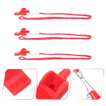 UPOUART 3 Pcs Sifflet d'Urgence Fort Portable Pendentif de Sifflet de Randonnée pour Sports et Arbitrage