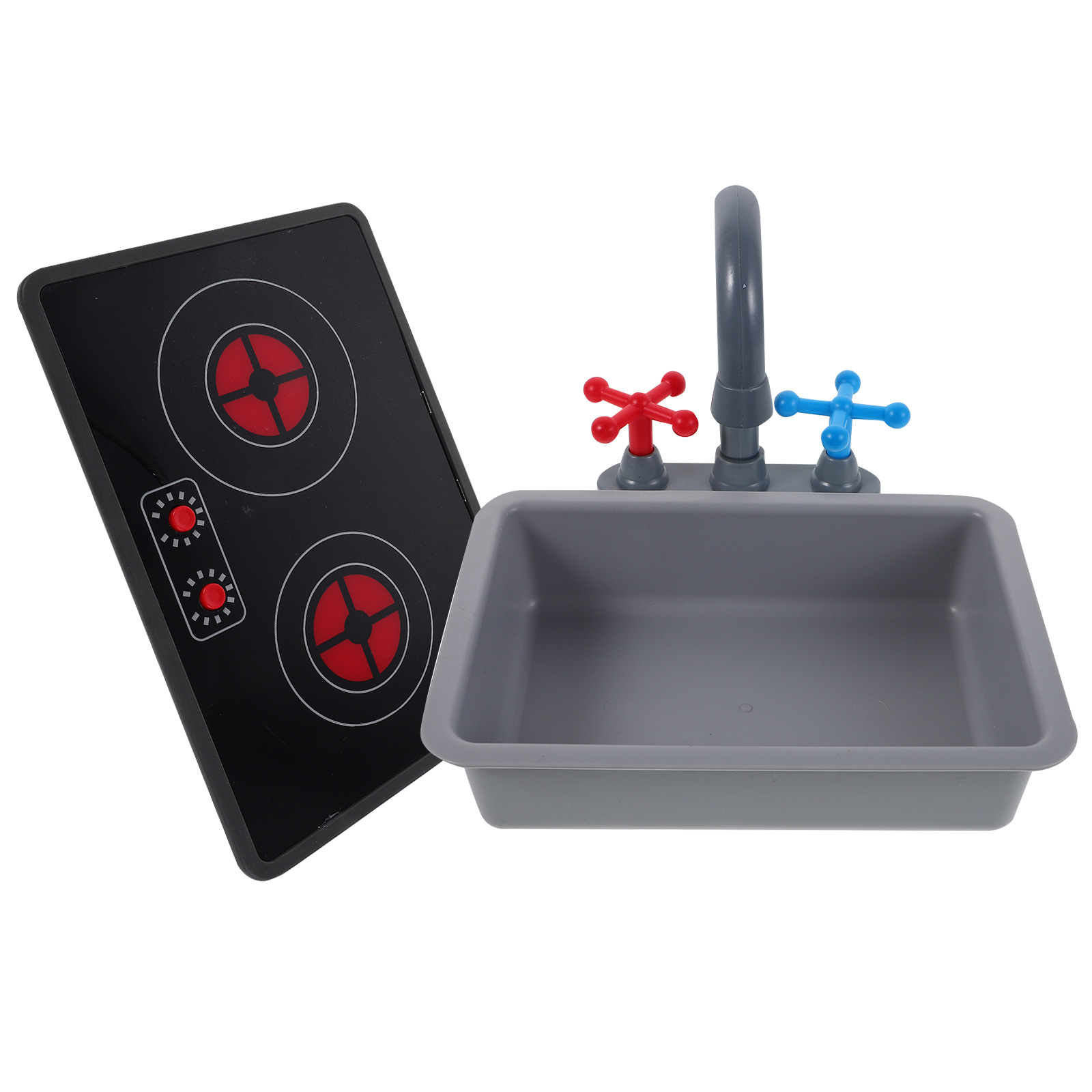 DEEPCRAFF Pretend Kitchen Appliances Kitchen Play Set Multi Plastic For Family Activities 1Set
