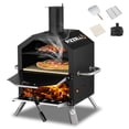 thumbnail image 1 of Outdoor Wood Fired Pizza Oven 2-Layer Pizza Maker Outside Pizza Grill for Backyard Parties, 1 of 7