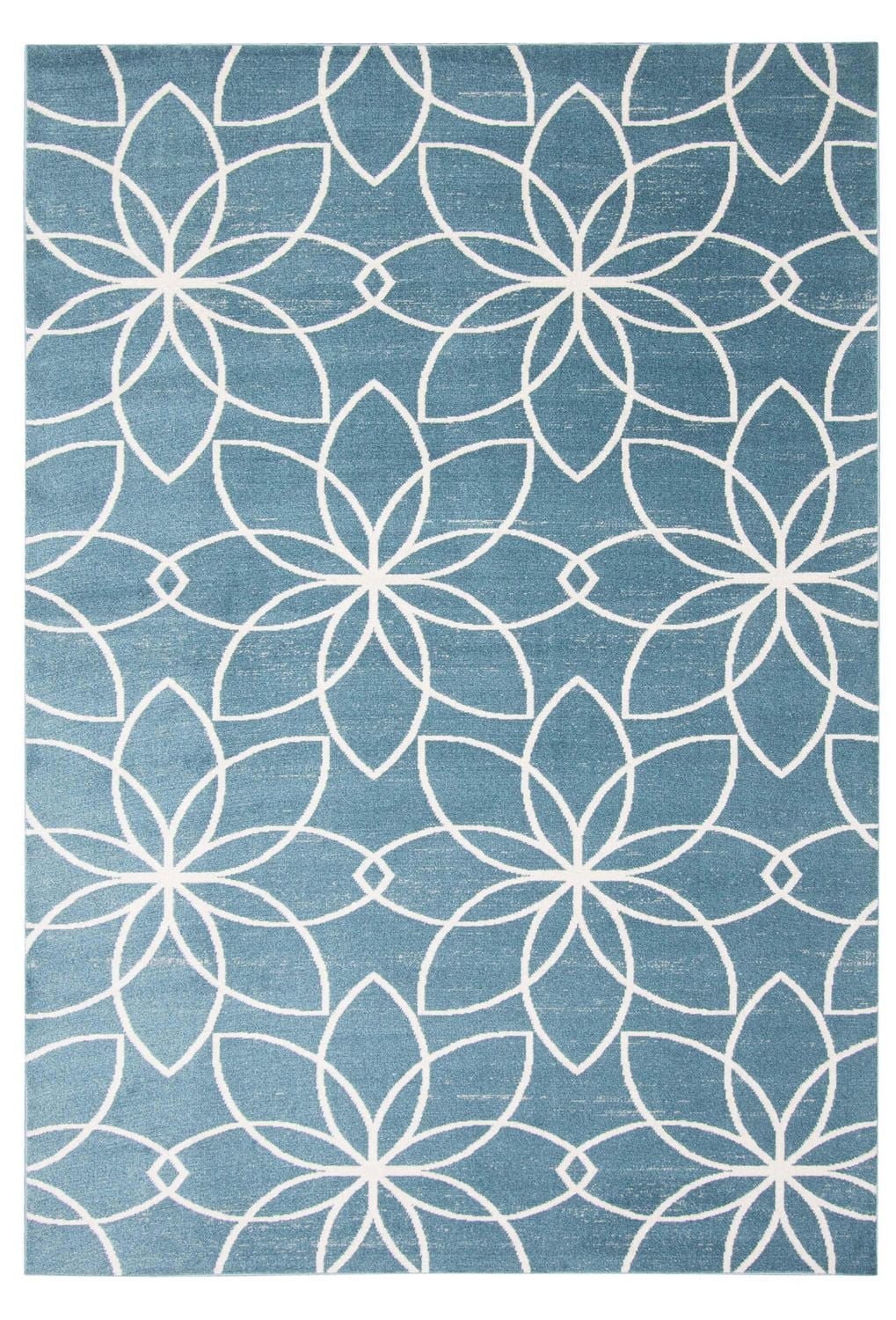 Tapis Lavable ECARPET Floral pour Chambre, Salon, Chambre d'Enfant, Couloir
