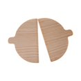thumbnail image 3 of Wooden Pizza Peel For Baking And Kitchen Use With Semi Design Ideal For Home Or Commercial Bakeware, 3 of 4