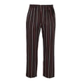 thumbnail image 4 of WEIYLL Pants for Men Suitable Kitchen Work Loose Fit Stripe Print Casual Red Pant Size M, 4 of 7