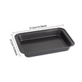 thumbnail image 2 of Leojiow Baking Sheet Pan Nonstick Baking Sheets Rectangle Bakeware Oven Pan Stackable Depth Bakeware Black Baking Pans & Warp Easy Clean Nonstick Baking Tray Pan For Oven One Size Utility, 2 of 3