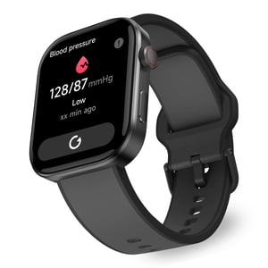 OCTANDRA Beyond VeryFit Smart Watch pour les hommes Femmes 1.99" AMOLED Écran AI Voix 3ATM Fitness Tracker Watch Fréquence cardiaque/Pression de sang/Saturation d'oxygène/Stress/Step/Sleep M