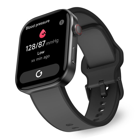 OCTANDRA Beyond VeryFit Smart Watch for Men Women 1.99" AMOLED Screen AI Voice 3ATM Fitness Tracker Watch Heart Rate/Blood Pressure/Oxygen Saturation/Stress/Step/Sleep M