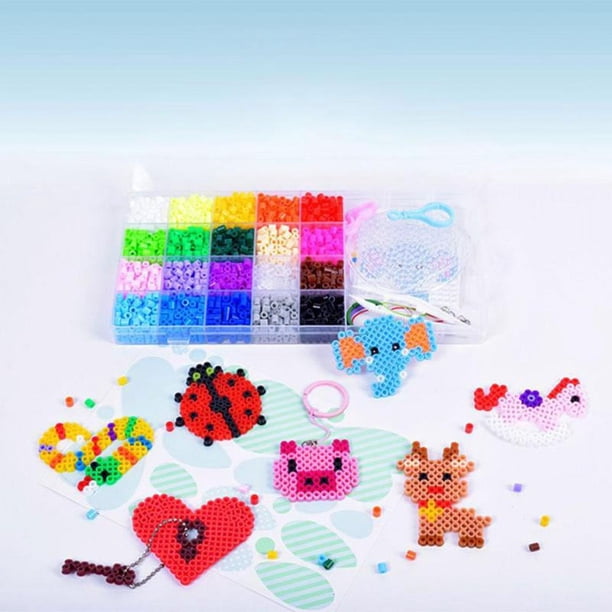 Light-FUSIBLES Perles à Fusibles Mini Kit de Perles à Fusibles de 5 Mm avec Papier à Repasser Light-FUSIBLES Perles à Fusibles Mini Kit de Perles à Fusibles de 5 Mm avec Papier à Repasser