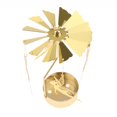 thumbnail image 3 of jifeng Votive Candle Holder Tea Light Lantern Rotating Candlestick 5inch Elf, 3 of 9