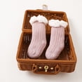 thumbnail image 4 of XZNGL Baby Socks 0-6 Months Super Thick Wool Lamb Velvet Childrens Floor Socks Solid Color Plus Velvet Baby Socks Non-Slip Baby Floor Socks Non Slip Baby Socks Knee High Baby Socks, 4 of 5