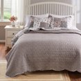 thumbnail image 3 of Barefoot Bungalow Gl-1812Amst Giulia Ensemble de Courtepointe, Lit Simple, Gris, 3 of 7