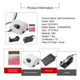 thumbnail image 3 of 35000 RPM Professional Electric Nail Drill Machine 65W Strong 210 Micromotor Manicure Pedicure Set Nail File Electric Drill Kit, 3 of 7
