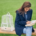thumbnail image 5 of Clear Transparent Backpack for Stadium Approved Events, Concerts, Festivals, and Beach – Small Clear Bag with Multi Pockets for Sports Activities and Travel, 5 of 5