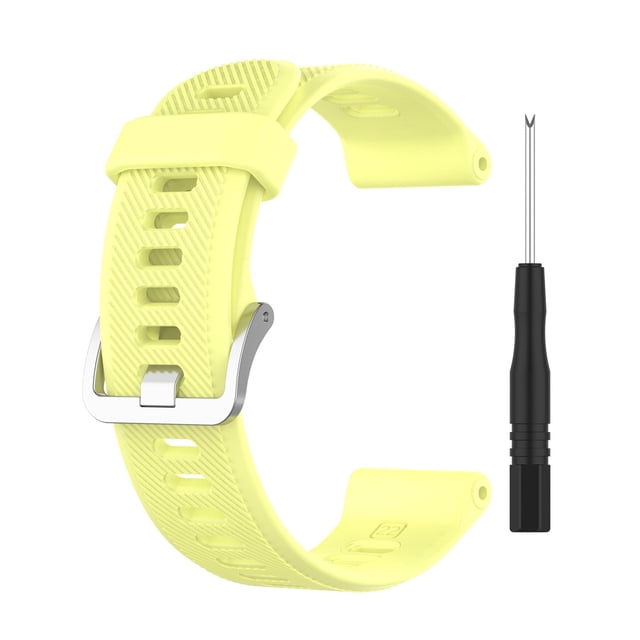 Hearth & Gear Gar Min Forerunner 745XT Silicone Strap Official Accessory With Quick Release Tool For Convenient And Secure Fit Solar Tough 6-in-1 Men Sports Watch with Alarm Men Women%27s+watch Mens