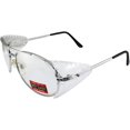 thumbnail image 1 of Global Vision Aviator-Z87 Silver Safety Glasses with Side Shields (Smoke), 1 of 4
