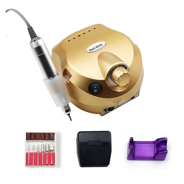 Nail Drill Machine 25000RPM Pro Manicure Machine Apparatus For Manicure Pedicure Kit Electric Nail Drill With Cutter Nail Tool