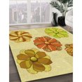 thumbnail image 3 of Ahgly Company Tapis d'Intérieur Lavable en Machine Carré Transitionnel Sedona Brun, 8 Pieds Carré, 3 of 7