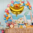 thumbnail image 4 of FENGGUIQU 5Pcs Aluminum Film Golden Balloons Ingot Shape Party Decorations for New Year Events, 4 of 6