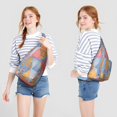 thumbnail image 4 of Vintage Tribal Sling Backpack – Shoulder Bag for Travel & Commuting, 4 of 4