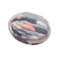 thumbnail image 3 of Thick Chunky Yarn Polyester Yarn for Knitted Blanket Mat Pet Beds Rug Making Pink Gray, 3 of 8