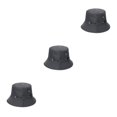 thumbnail image 1 of Thinsony Polyester Breathable Fisherman Cap For Sun Protection And Comfort Sunscreen Fisherman Cap Hat Summer darkgray 58cm 3Set, 1 of 6