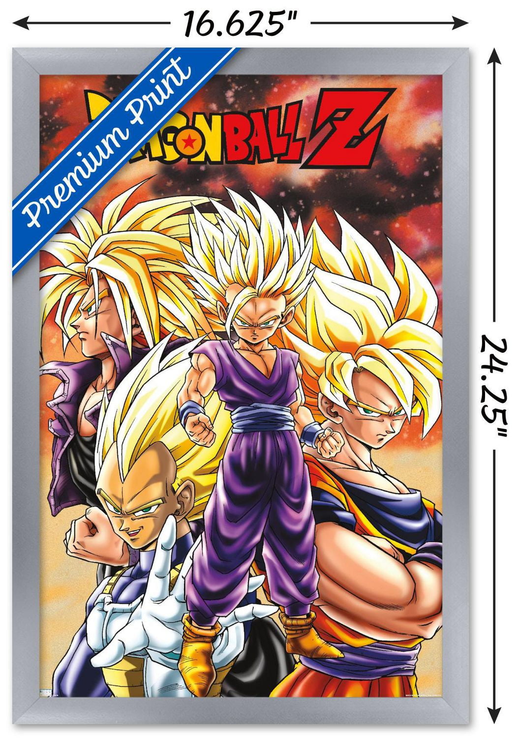 Dragon Ball Z - Saiyans Wall Poster