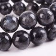 thumbnail image 2 of Angelstones Natural Larvikite Gemstone 10mm Round Beads Stretch Bracelet 7 Inch Unisex, 2 of 2