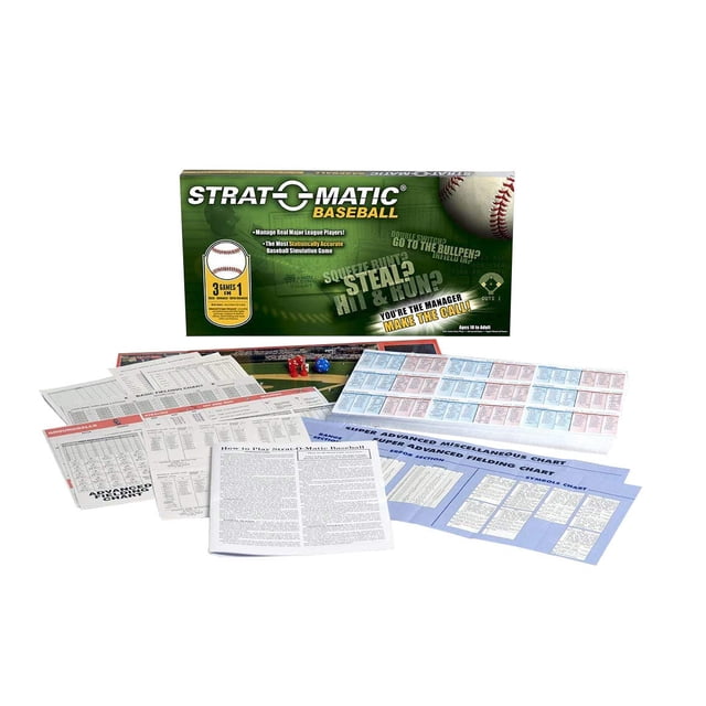 Strat-O-Matic Jeu de Baseball Édition Actuelle