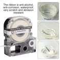 thumbnail image 1 of Waterproof 8 Meters Label Machine Ribbon Anti-Scratch Printing Ribbon For  LW Series 12mm Black Bottom White Letter,12mm White Bottom Black Letter,12mm Yellow Bottom Black Letter, 1 of 8