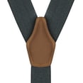 thumbnail image 3 of Buyless Fashion Suspenders For Men - 48" Adjustable Straps 1 1/4" - Y Back With Clips And Buttons, 3 of 7