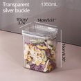 thumbnail image 2 of Bdday Storage Bin Sealed Storage Tank for Cereals Large Storage Box Kitchen Food Storage Dry Fruit Tea Sealed Tank Clear Storage Containers, 2 of 3