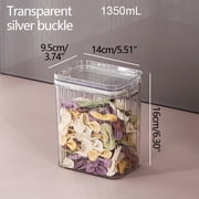 Dvkptbk Large Food Storage Containers ， Plastic Airtight Food Storage Canisters For Flour, Sugar,Supplies,Kitchen Food Storage Dry Fruit Tea Sealed Tank.