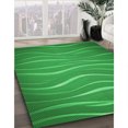 thumbnail image 3 of Ahgly Tapis Rectangulaire Lavable en Machine Vert Transitionnel, 2 Pieds x 5 Pieds, 3 of 7