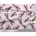 thumbnail image 3 of Soimoi Rayon Fabric Dot & Lobster Ocean Print Fabric by The Yard 42 Inch Wide, 3 of 3