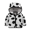 thumbnail image 2 of Manteau à Capuche Épais et Chaud avec Fermeture Éclair pour Tout-Petits, Bébés, Filles, Garçons, Oreilles Mignonnes, 2 of 9