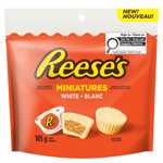 REESE'S Coupe de beurre d'arachides Blancs en crème miniatures, 185g