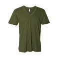 thumbnail image 1 of American Apparel Fine Jersey V-Neck Tee, XXS, Olive, 1 of 2