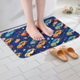 thumbnail image 2 of Cartoon Race Car Bathroom Rugs for Boys Car Racing Car Entryway Rug Cool Sports Car Bath Mat, Navy Blue Chessboard Flag Bathroom Accessories Buffalo Plaid Pattern Non Slip Bath Rug 20"X32", 2 of 6
