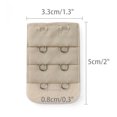 thumbnail image 3 of INSPIRE CHIC Rallonge de Soutien-Gorge pour Femmes à 3 Rangées avec 2 Crochets, Extension de Brassière, Crochets d'Extension, Adaptateur de Bretelles Beige-1 5, 3 of 5