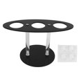 thumbnail image 2 of Ice Cream Cone Holder Ice Cream Display Rack Waffle Cone Holder Stand Hand Roll Sushi Display Stand Cupcake Cone Stand Ice Cream Cone Holder Stand Acrylic 3 Holes Hand Roll Sushi, 2 of 8