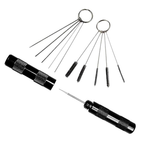 Airbrush Cleaning s Cleaner Airbrush Cleaner Brush for Cleaning Thin Tubes black