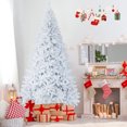 thumbnail image 3 of Gymax 9ft White Christmas Tree Classic Pine Tree PVC Material Thicken Tips(White), 3 of 10