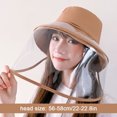thumbnail image 4 of Chapeau de Pêcheur de Protection du Visage pour Adultes Femmes Hommes, Casquette de Protection du Visage avec Écran Bouclier Transparent Détachable, 4 of 8