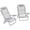 Light Grey, variant on Outsunn Set of 2 Fishing Chairs, Camping Chairs for Outdoor, Dark Blue
