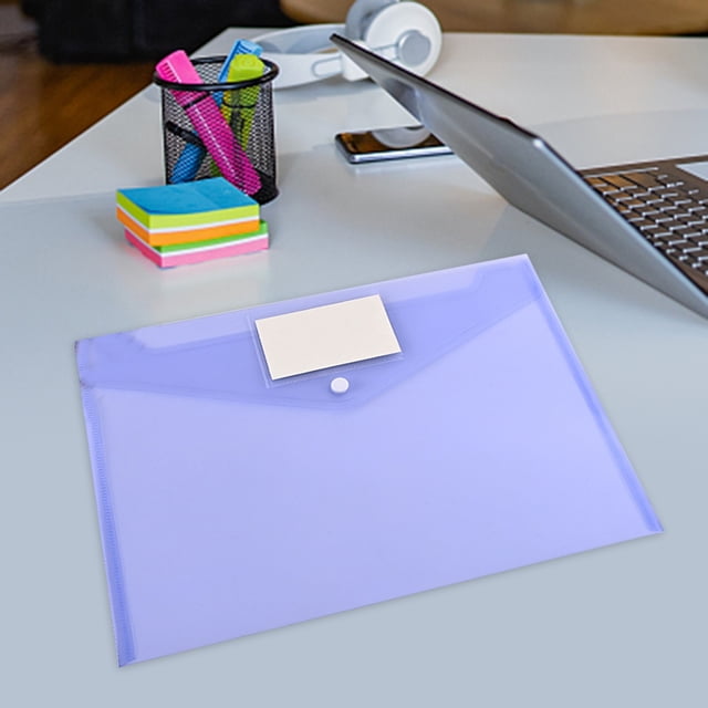 A4 Document Organization File Bag - Durable PP for and Craft Stationery Management - Stylish Folder for Files Documents and Supplies