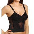 thumbnail image 2 of Women's Rago 2202 Lacette Longline Wireless Expandable Cup Bra (White 42D), 2 of 4