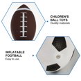 thumbnail image 4 of CNKOO 2 Sets/6pcs Inflatable Balls Kids Rugby Basketball and Soccer Ball with 2 Pumps, 4 of 6
