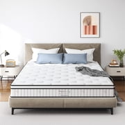 Newest Twin Mattress 8 Inch, Memory Foam Mattress with Pocket Spring, Soft & Comfortable Medium Firm