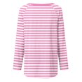 thumbnail image 5 of Birdeem Hauts pour Femmes Décontractés Été Manches 3/4 Femmes Décontractées Manches Longues Col Rond Hauts Blouse Ample Imprimé Graphique Chemise Hauts et Blouses Été, 5 of 5