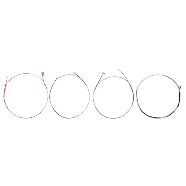 Cordes de Violon Argentées, Ensemble de 4 Cordes de Violon Accessoires d'Instruments de Musique Fonctionnalité Polyvalente