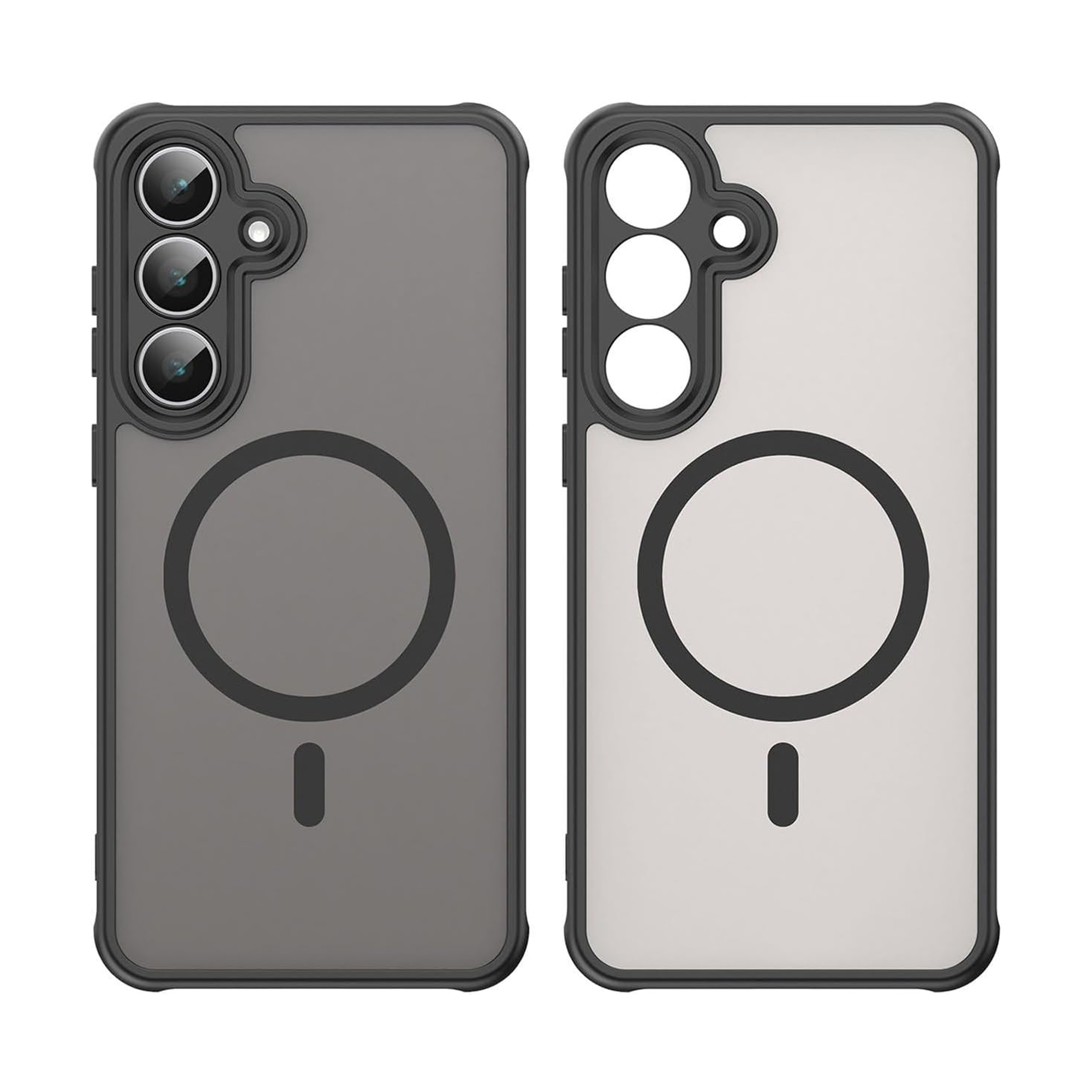 Onn. Étui en silicone résistant, compatible MagSafe, léger, à profil mince avec protection supérieure contre les chutes jusqu'à 1,8 m/6 pi pour Samsung Galaxy S25 FE