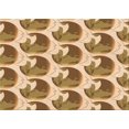 thumbnail image 1 of Ahgly Company Machine Washable Indoor Rectangle Transitional Dark Bisque Brown Area Rugs, 2' x 4', 1 of 7